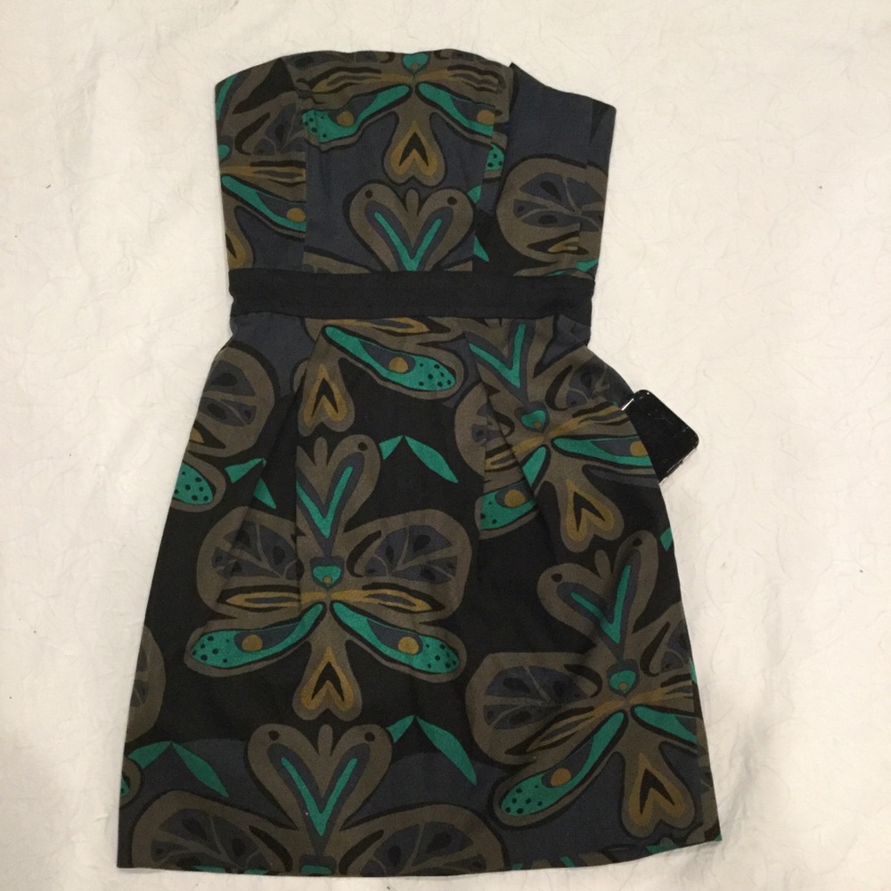 French Connection Strapless Dress with pockets!